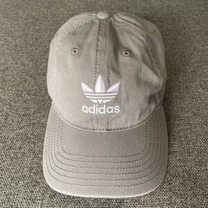 Like new gray Adidas hat.
